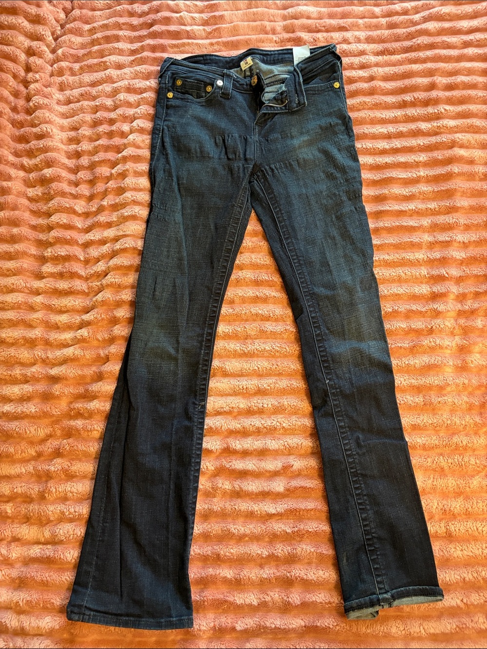 True Religion Dark Blue Flare Jeans